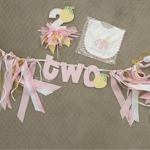 *NEW* Lemon birthday set- *BIB NOT INCLUDED*